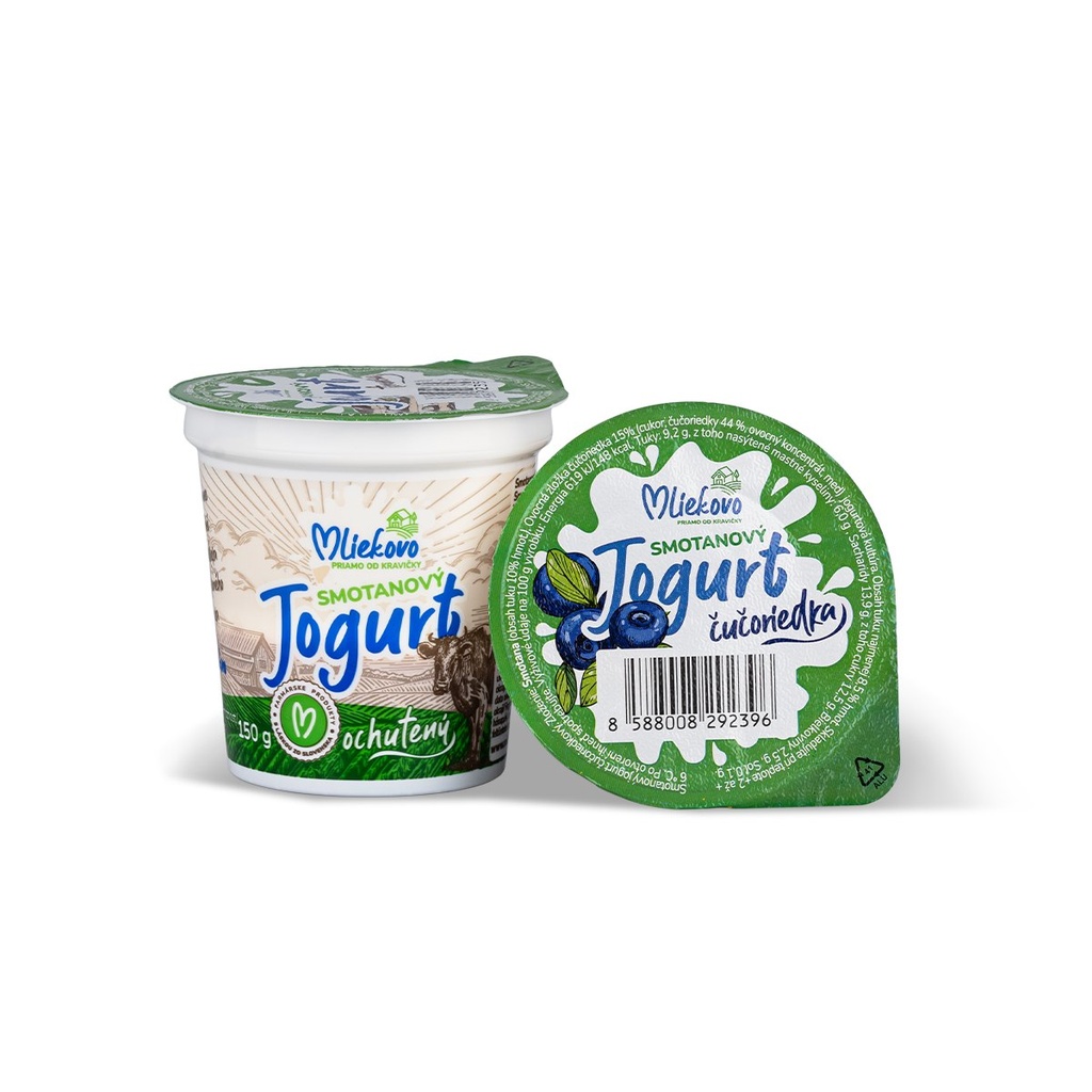 (5011009) Smotanový jogurt čučoriedka 8,5 % 150g