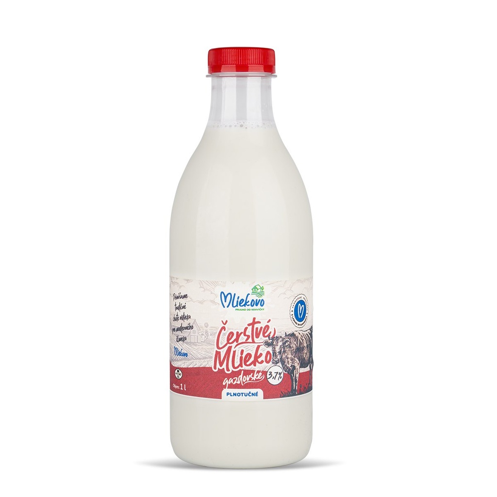 (5012001) Gazdovské mlieko 3,7% PET, 1l