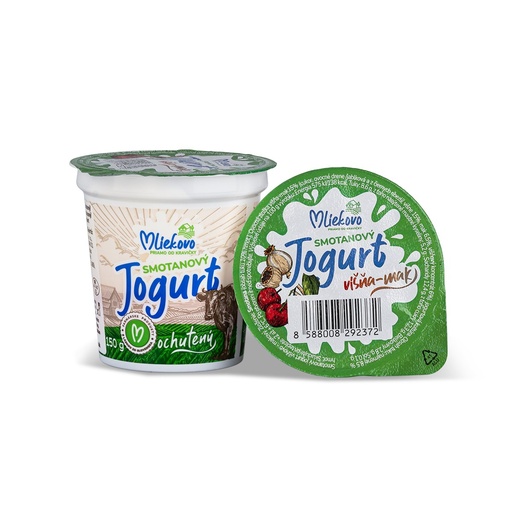 [5011004] (5011004) Smotanový jogurt mak-višňa 8,5 % 150g